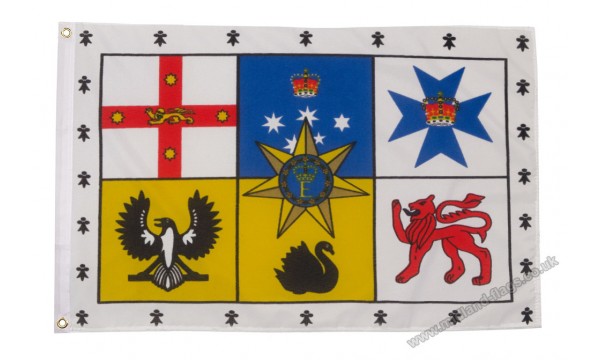 Australia Royal Standard 5ft x 3ft Flag- CLEARANCE